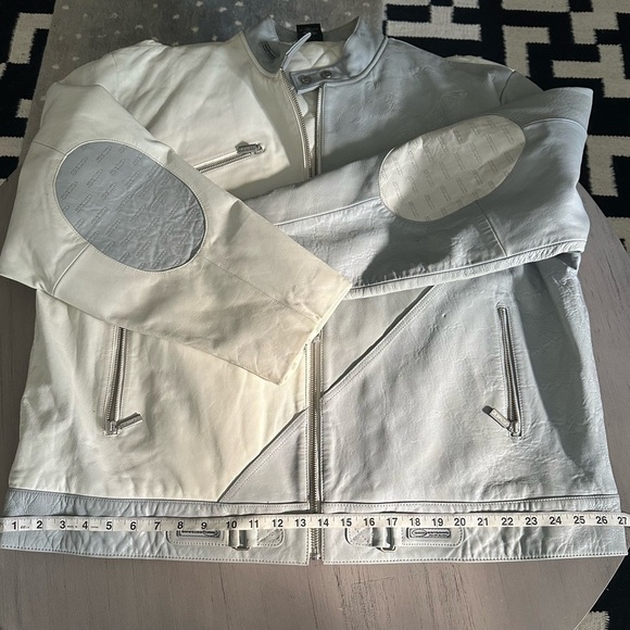 310 Motoring Automobile Specialist Vintage Racing Leather Jacket 2XL Vintage - Picture 11 of 16
